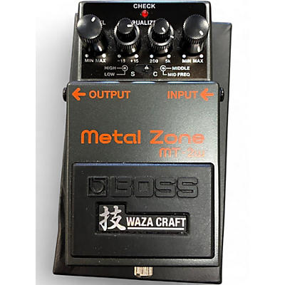 Used BOSS MT2W Metal Zone Waza Craft Effect Pedal
