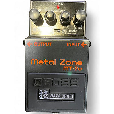 Used BOSS MT2W Metal Zone Waza Craft Effect Pedal