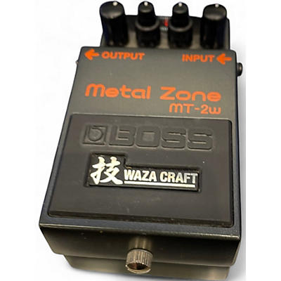 Used BOSS MT2W Metal Zone Waza Craft Effect Pedal