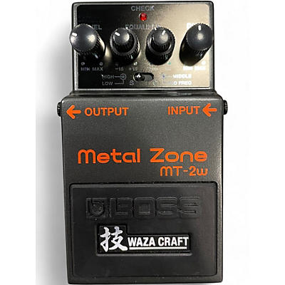 Used BOSS MT2W Metal Zone Waza Craft Effect Pedal