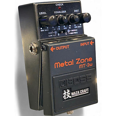 Used BOSS MT2W Metal Zone Waza Craft Effect Pedal