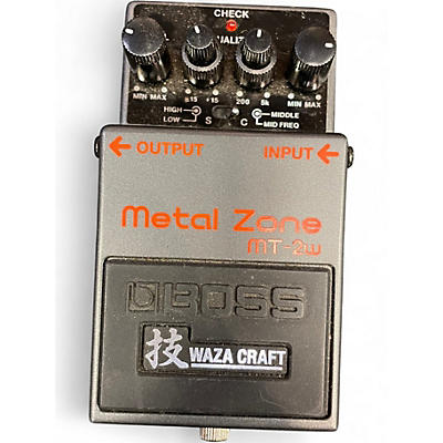 Used BOSS MT2W Metal Zone Waza Craft Effect Pedal