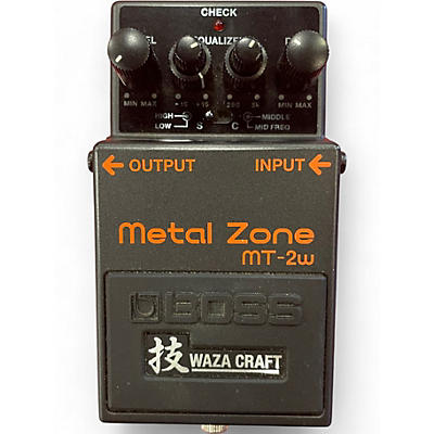 Used BOSS MT2W Metal Zone Waza Craft Effect Pedal