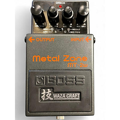 Used BOSS MT2W Metal Zone Waza Craft Effect Pedal