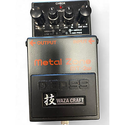 Used BOSS MT2W Metal Zone Waza Craft Effect Pedal