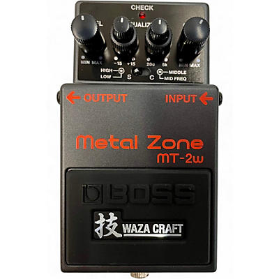 Used BOSS MT2W Metal Zone Waza Craft Effect Pedal