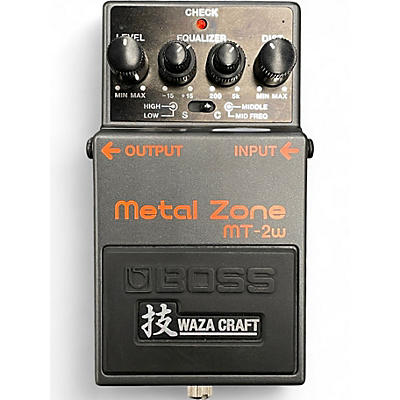 Used BOSS MT2W Metal Zone Waza Craft Effect Pedal
