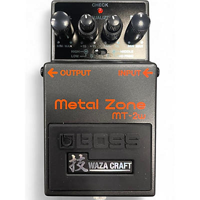 Used BOSS MT2W Metal Zone Waza Craft Effect Pedal