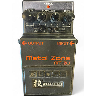 Used BOSS MT2W Metal Zone Waza Craft Effect Pedal