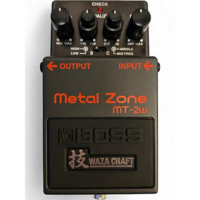 Used BOSS MT2W Metal Zone Waza Craft Effect Pedal