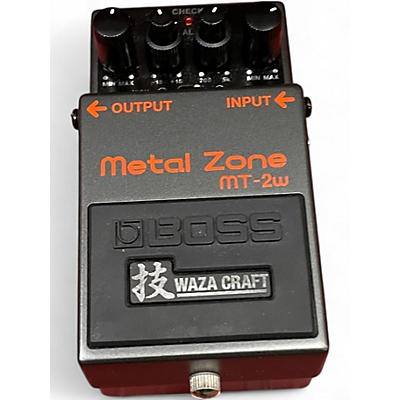 Used BOSS MT2W Metal Zone Waza Craft Effect Pedal