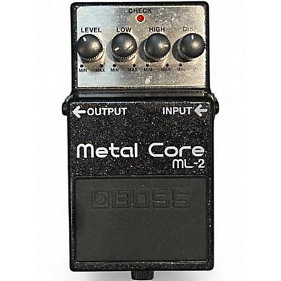 Used BOSS Metal Core ML-2 Effect Pedal