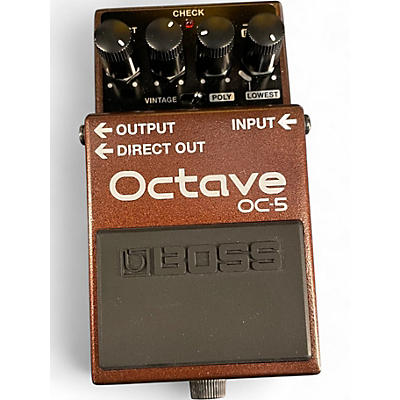 Used BOSS OC-5 Bass Effect Pedal