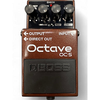 BOSS Used BOSS OC-5 OCTAVE Effect Pedal