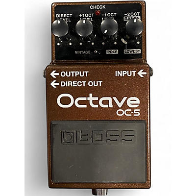 Used BOSS OC-5 OCTAVE Effect Pedal