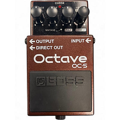 Used BOSS OC 5 OCTAVE PEDAL Effect Pedal