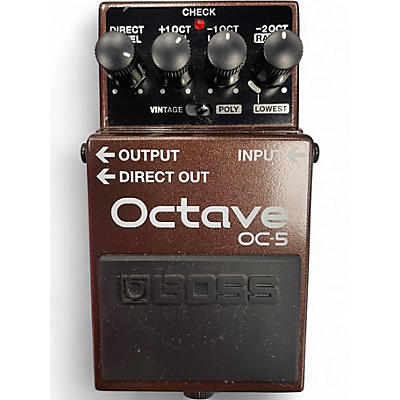 Used BOSS OC-5 Octave Effect Pedal