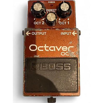 Used BOSS OC2 OCTAVER Effect Pedal