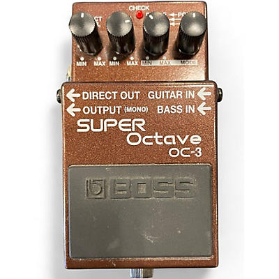 Used BOSS OC3 Effect Pedal