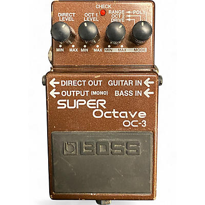 BOSS Used BOSS OC3 Super Octave Effect Pedal