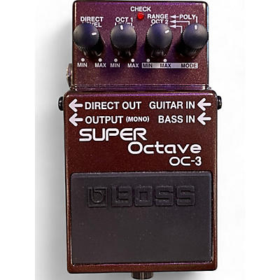 BOSS Used BOSS OC3 Super Octave Effect Pedal