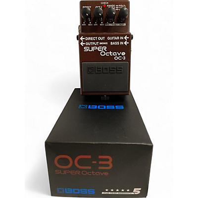 Used BOSS OC3 Super Octave Effect Pedal