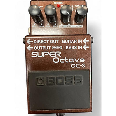 Used BOSS OC3 Super Octave Effect Pedal