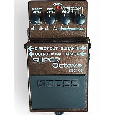 Used BOSS OC3 Super Octave Effect Pedal