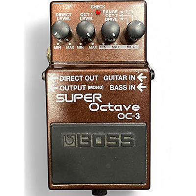 Used BOSS OC3 Super Octave Effect Pedal