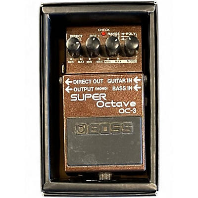 Used BOSS OC3 Super Octave Effect Pedal
