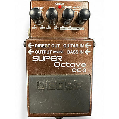 Used BOSS OC3 Super Octave Effect Pedal