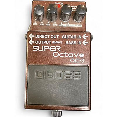 Used BOSS OC3 Super Octave Effect Pedal