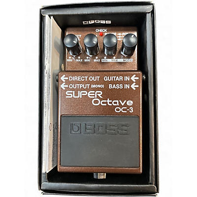 Used BOSS OC3 Super Octave Effect Pedal