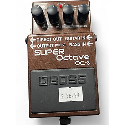 Used BOSS OC3 Super Octave Effect Pedal