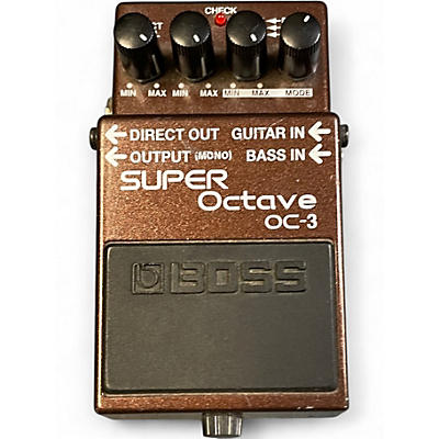 Used BOSS OC3 Super Octave Effect Pedal