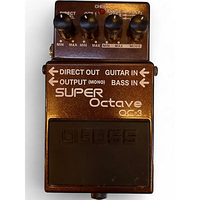 Used BOSS OC3 Super Octave Effect Pedal