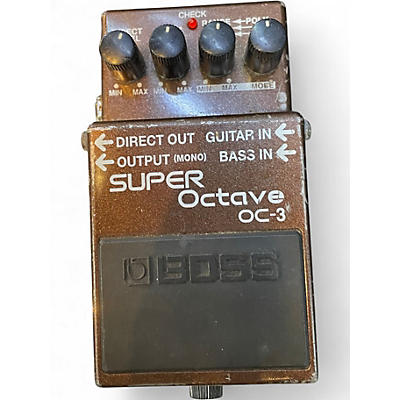 Used BOSS OC3 Super Octave Effect Pedal