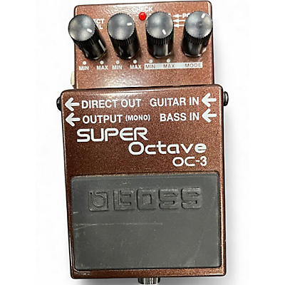 Used BOSS OC3 Super Octave Effect Pedal