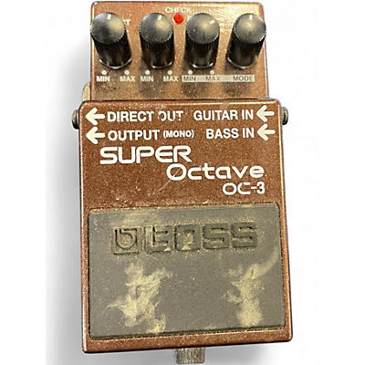 Used BOSS OC3 Super Octave Effect Pedal
