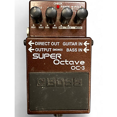 Used BOSS OC3 Super Octave Effect Pedal