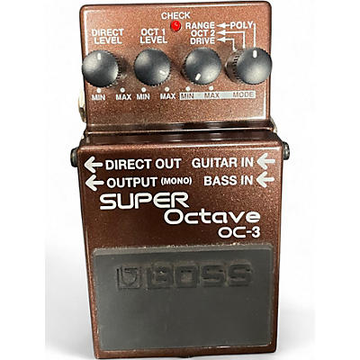 Used BOSS OC3 Super Octave Effect Pedal