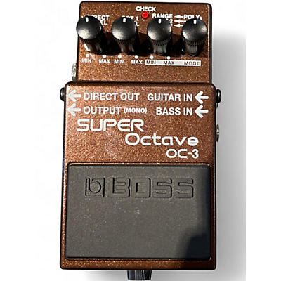 Used BOSS OC3 Super Octave Effect Pedal