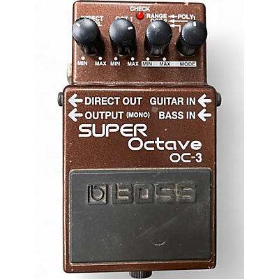Used BOSS OC3 Super Octave Effect Pedal