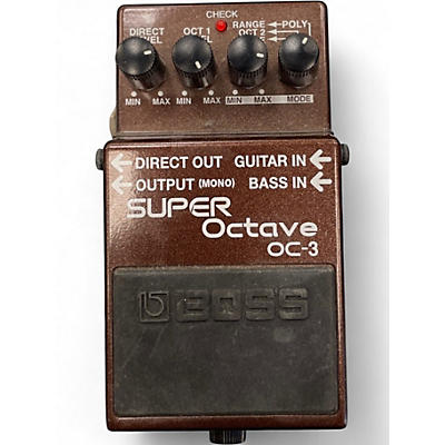 Used BOSS OC3 Super Octave Effect Pedal