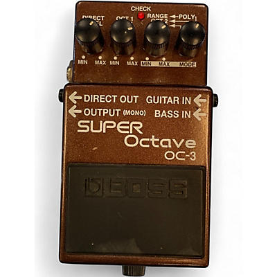 Used BOSS OC3 Super Octave Effect Pedal