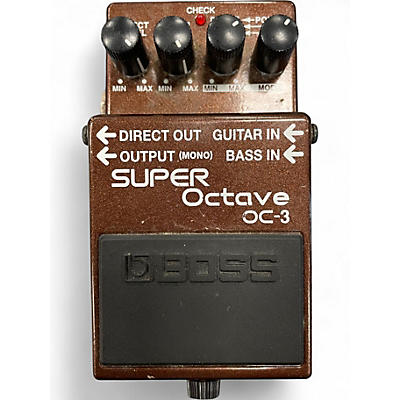 Used BOSS OC3 Super Octave Effect Pedal