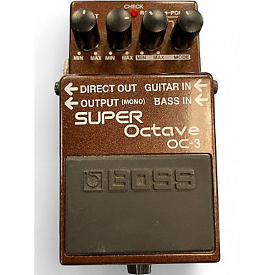 Used BOSS OC3 Super Octave Effect Pedal