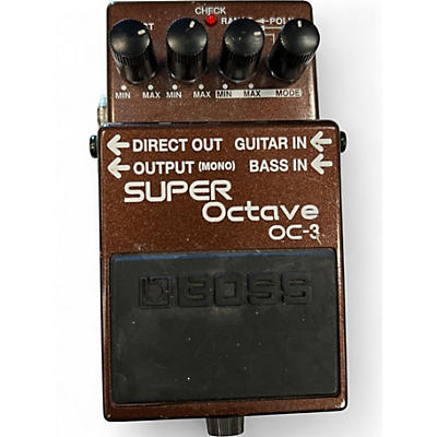 Used BOSS OC3 Super Octave Effect Pedal