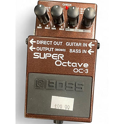 Used BOSS OC3 Super Octave Effect Pedal