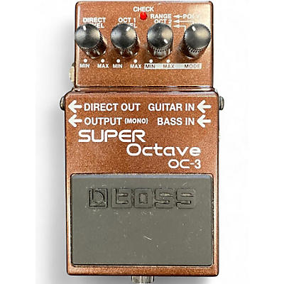 Used BOSS OC3 Super Octave Effect Pedal